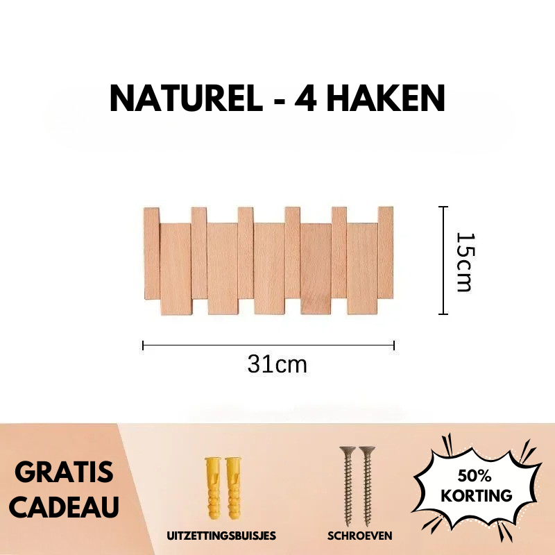 MODERNE STALOE KAPSTOK - 50% KORTING