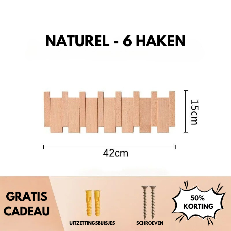 MODERNE STALOE KAPSTOK - 50% KORTING