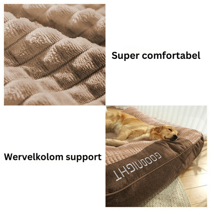 DREAMHEAVEN FUNNY FUZZY - HONDEN BED - 50% KORTING